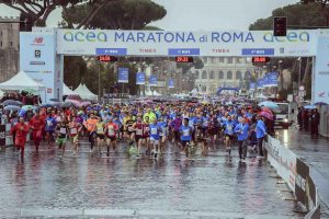 Maratona di Roma partenza