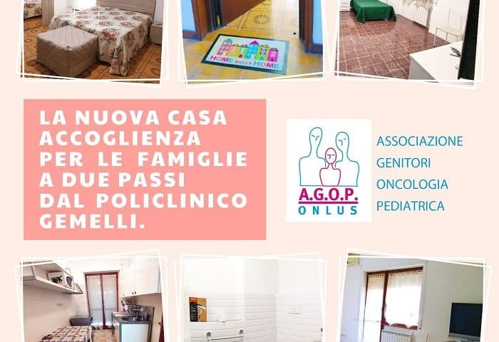 AGOP Onlus apre una nuova casa accoglienza per le fmaiglie dei bambini malati di tumore